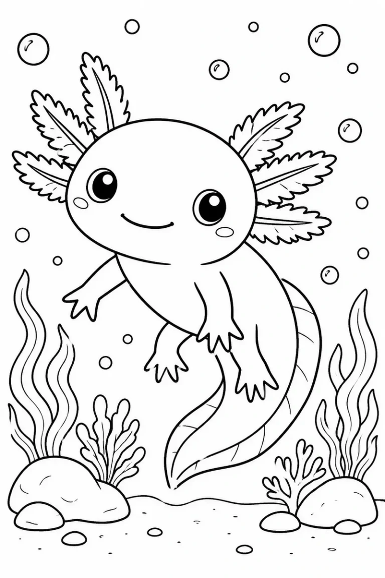 Axolotl COLORING