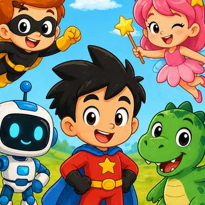 Cartoons coloring BOOK