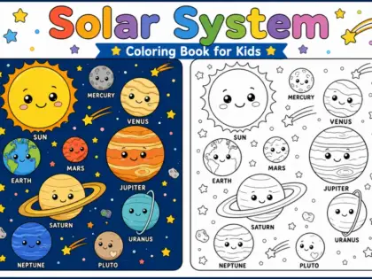 Solar System Coloring