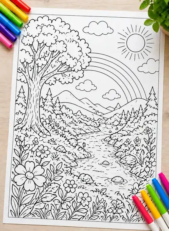 coloring preschool pages book