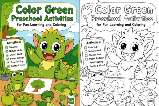 Color Green Preschool Activities