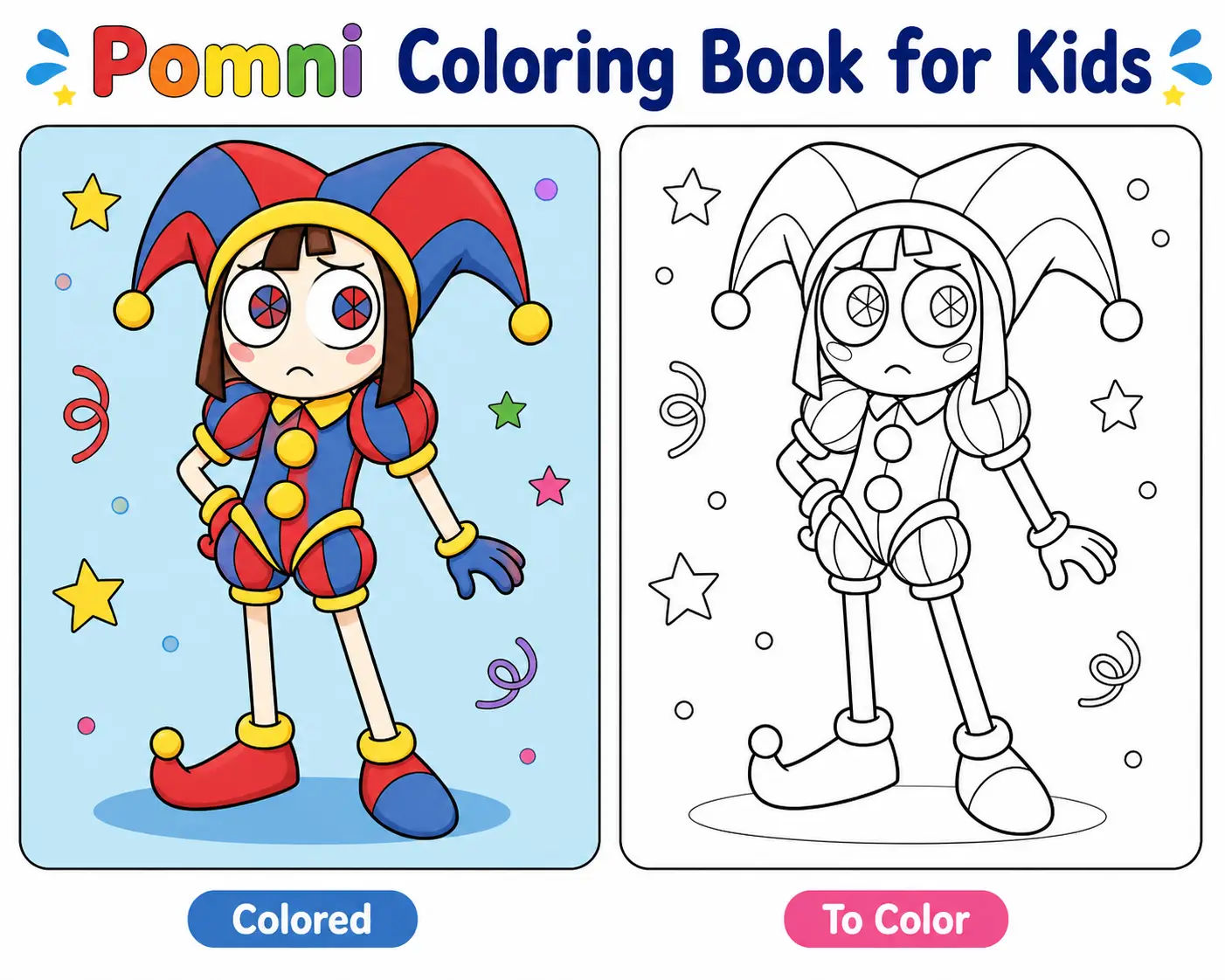 The Amazing Digital Circus coloring pages