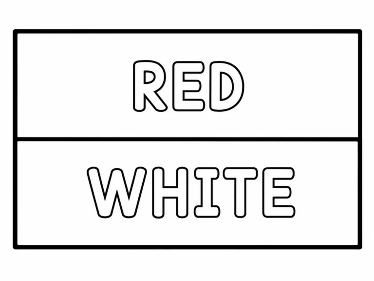 Free Monaco Flag Coloring Page – Printable for Kids and Classrooms – printable coloring page 2